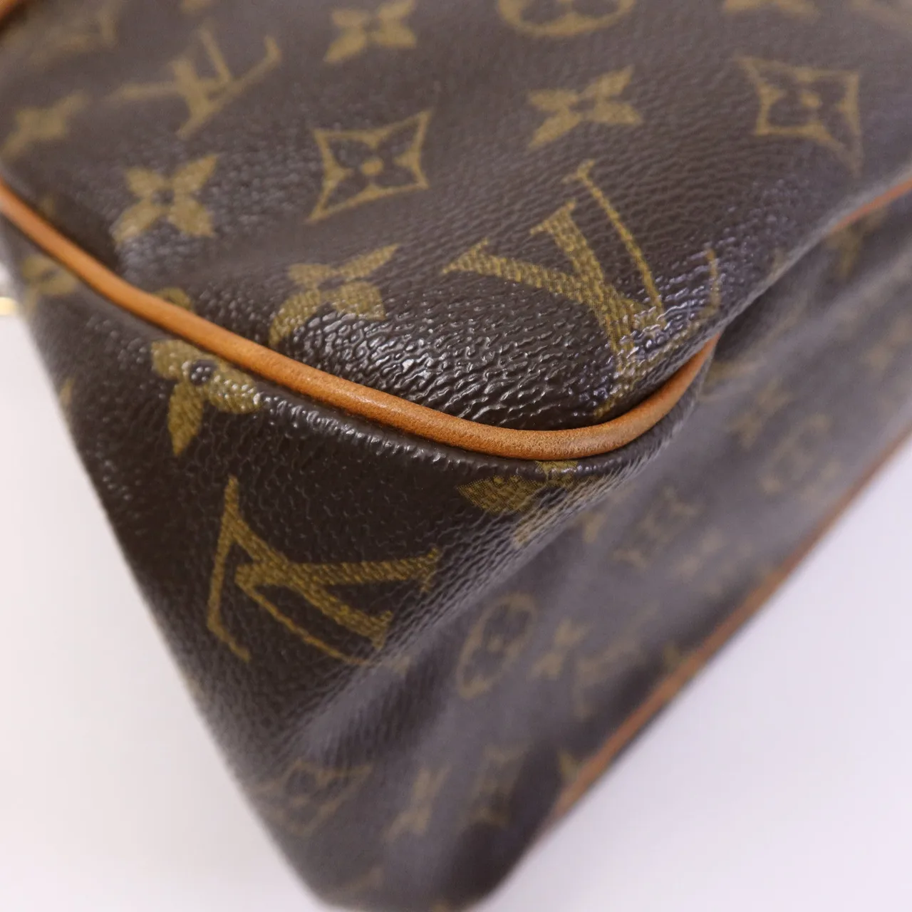 LOUIS VUITTON Batignolles M51154 Shoulder Bag Coated Canvas 棕色 Coated Canvas Rank B - Thumbnail 8