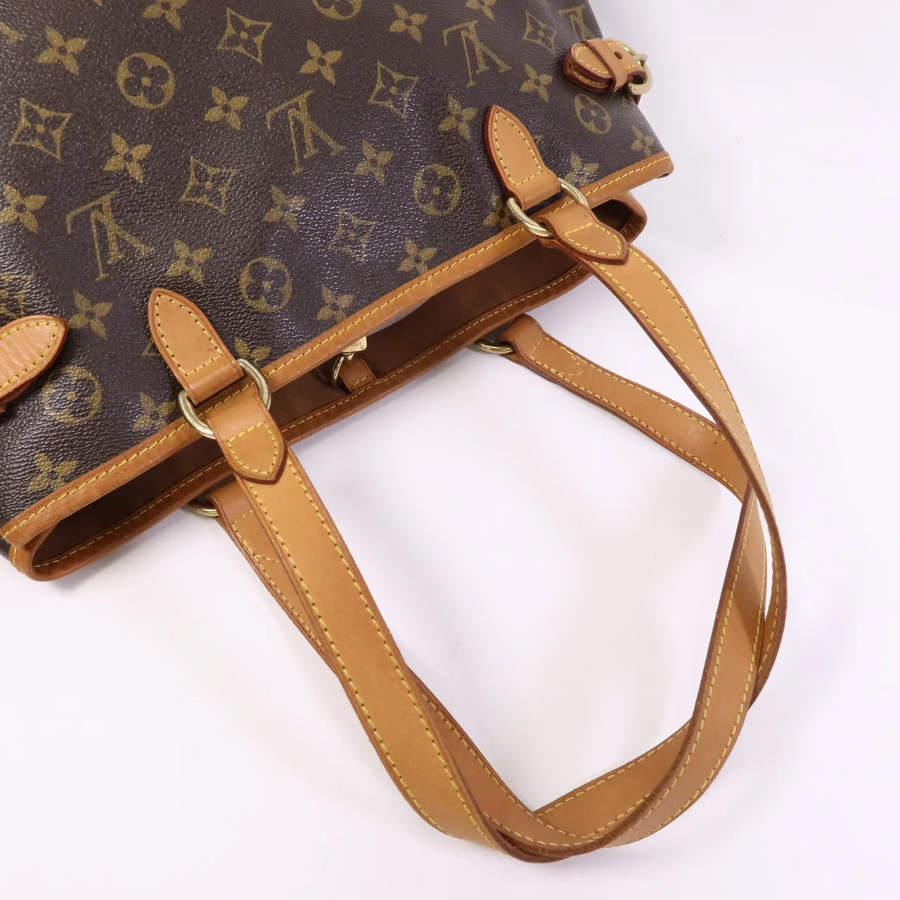 LOUIS VUITTON Batignolles M51154 Shoulder Bag Coated Canvas 棕色 Coated Canvas Rank B - Thumbnail 9