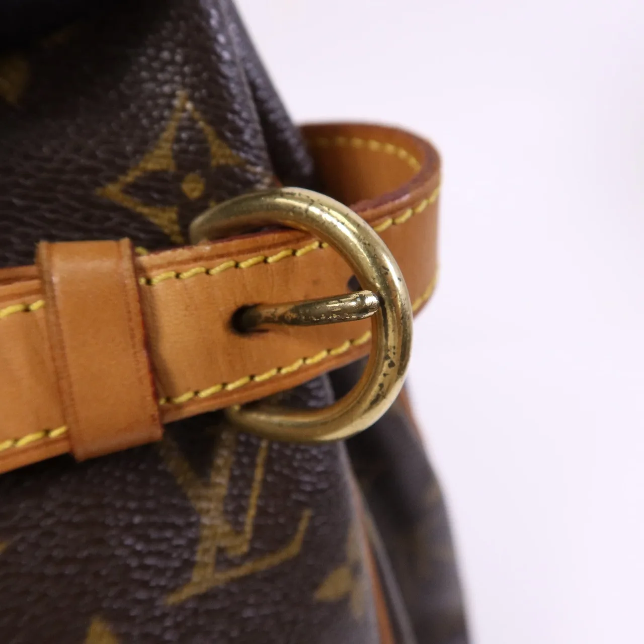 LOUIS VUITTON Batignolles M51154 Shoulder Bag Coated Canvas 棕色 Coated Canvas Rank B - Thumbnail 10