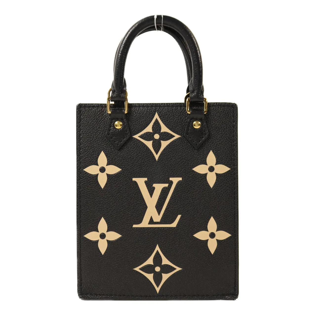 LOUIS VUITTON Petit Sac Plat M57937 2-Way Bag Calfskin 黑色 Calfskin Rank A - Thumbnail 2