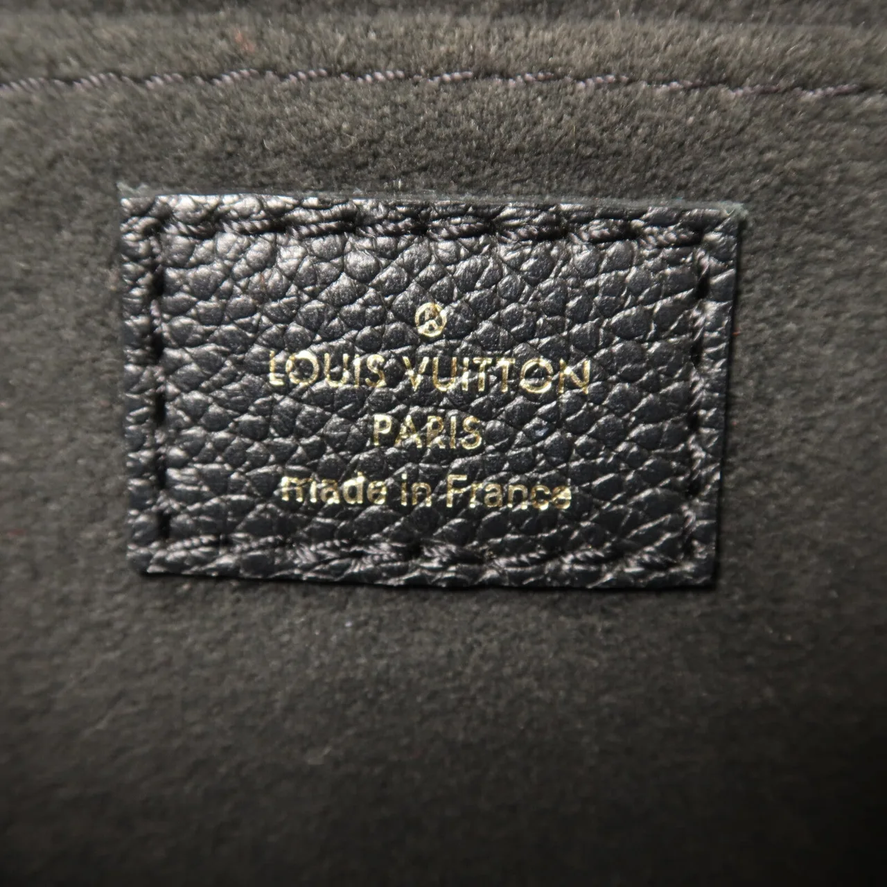 LOUIS VUITTON Petit Sac Plat M57937 2-Way Bag Calfskin 黑色 Calfskin Rank A - Thumbnail 6