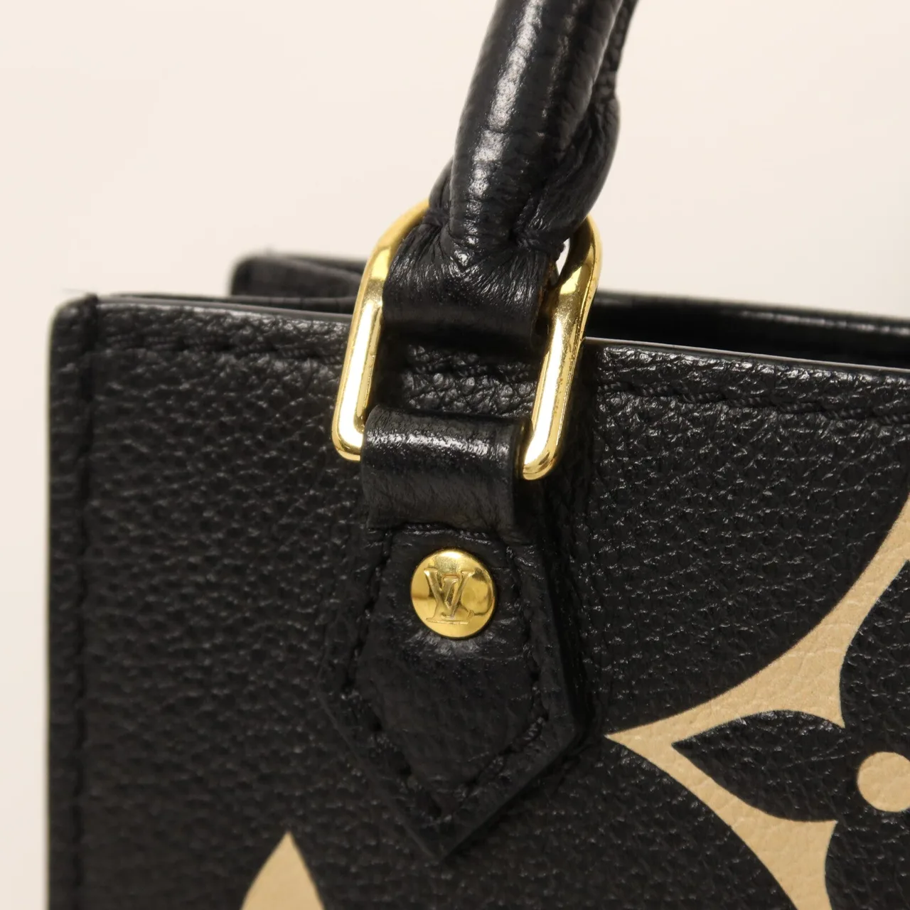 LOUIS VUITTON Petit Sac Plat M57937 2-Way Bag Calfskin 黑色 Calfskin Rank A - Thumbnail 9