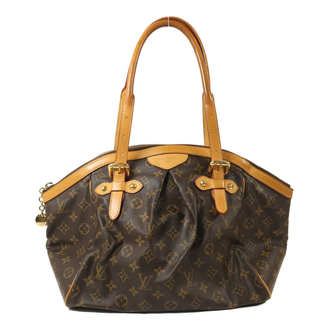 LOUIS VUITTON Tivoli M40144 Shoulder Bag Coated Canvas 棕色 / Brown