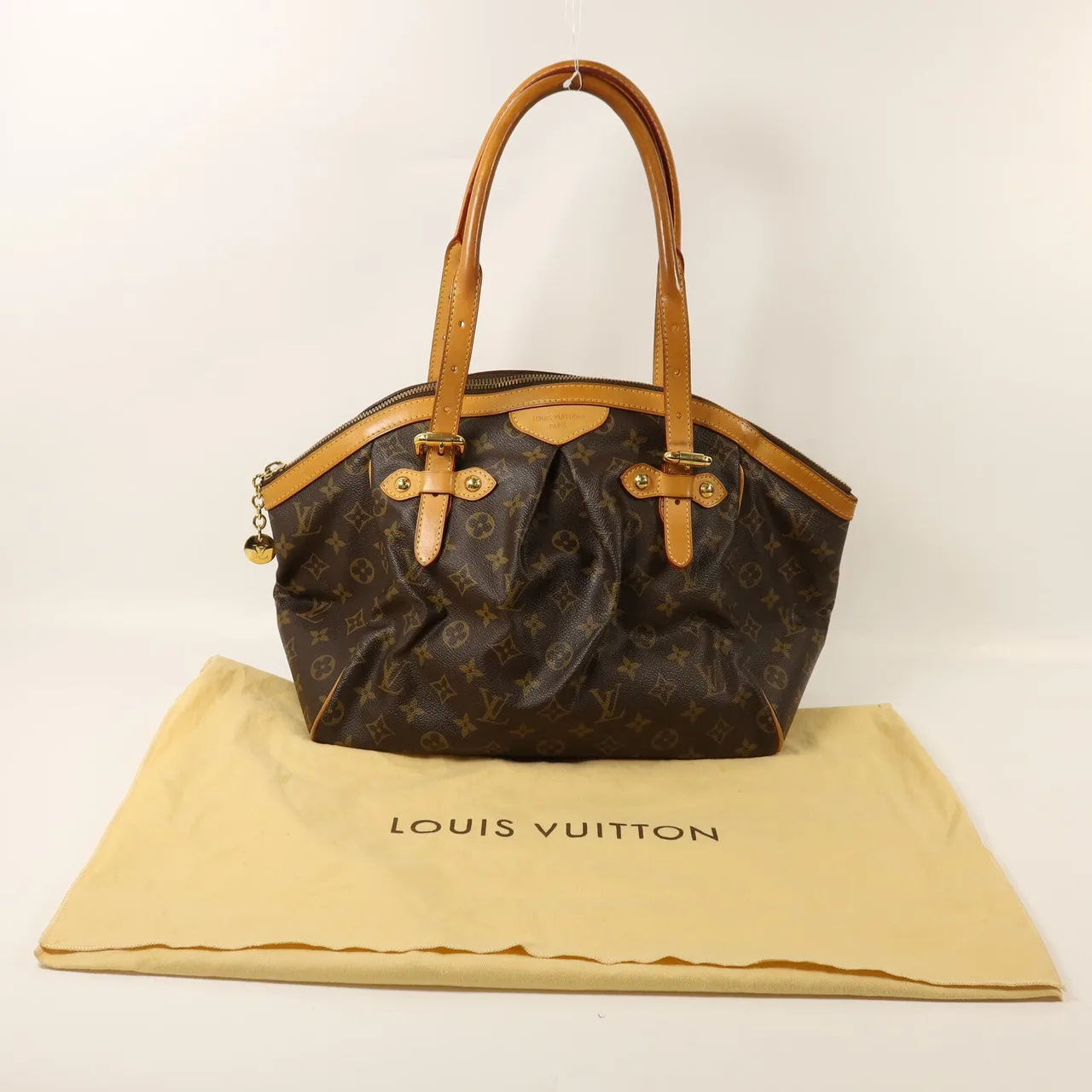 LOUIS VUITTON Tivoli M40144 Shoulder Bag Coated Canvas 棕色 / Brown Coated Canvas Rank B - Thumbnail 9