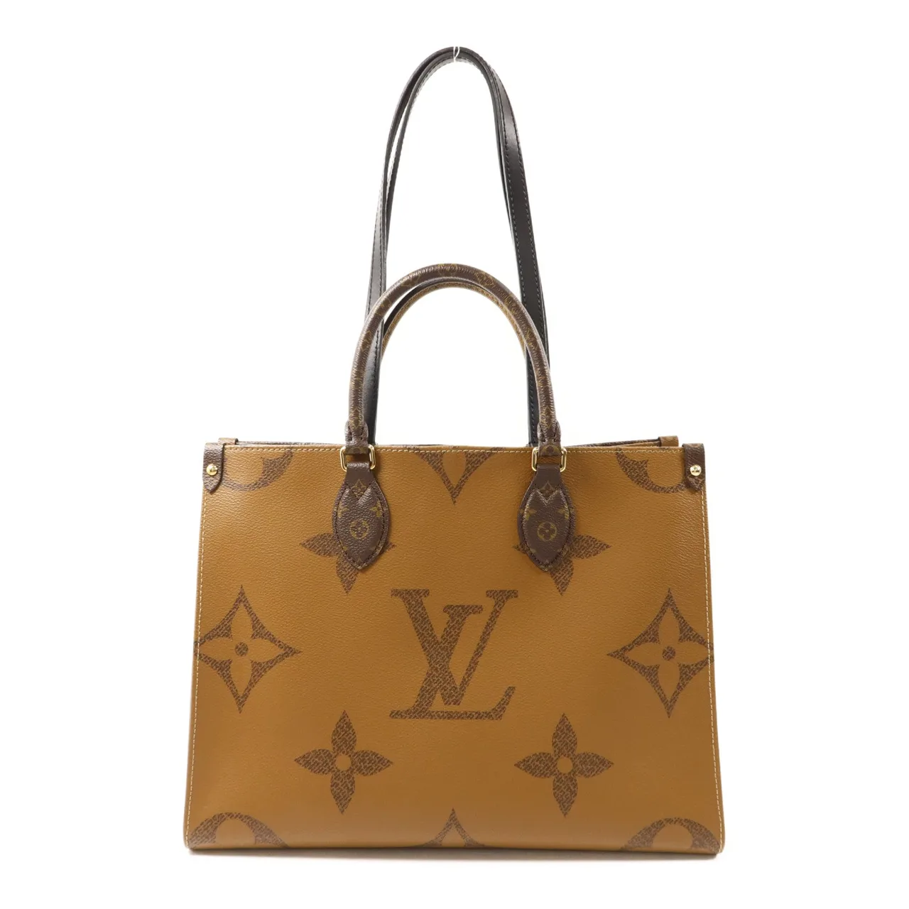 LOUIS VUITTON OnTheGo M45321 2-Way Bag Coated Canvas 棕色 Coated Canvas Rank A - Thumbnail 2
