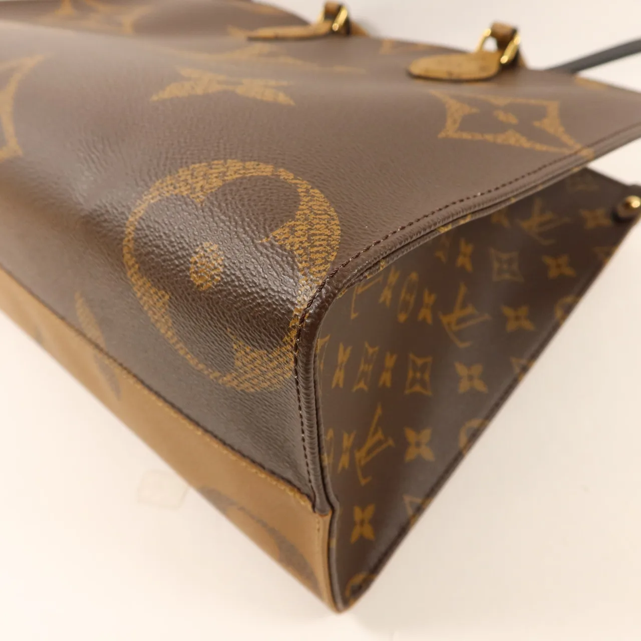LOUIS VUITTON OnTheGo M45321 2-Way Bag Coated Canvas 棕色 Coated Canvas Rank A - Thumbnail 9