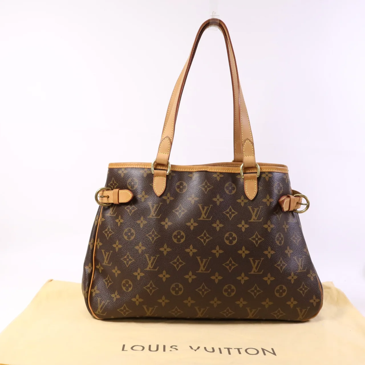LOUIS VUITTON Batignolles M51154 Shoulder Bag Coated Canvas 棕色 / Brown Coated Canvas Rank A - Thumbnail 10