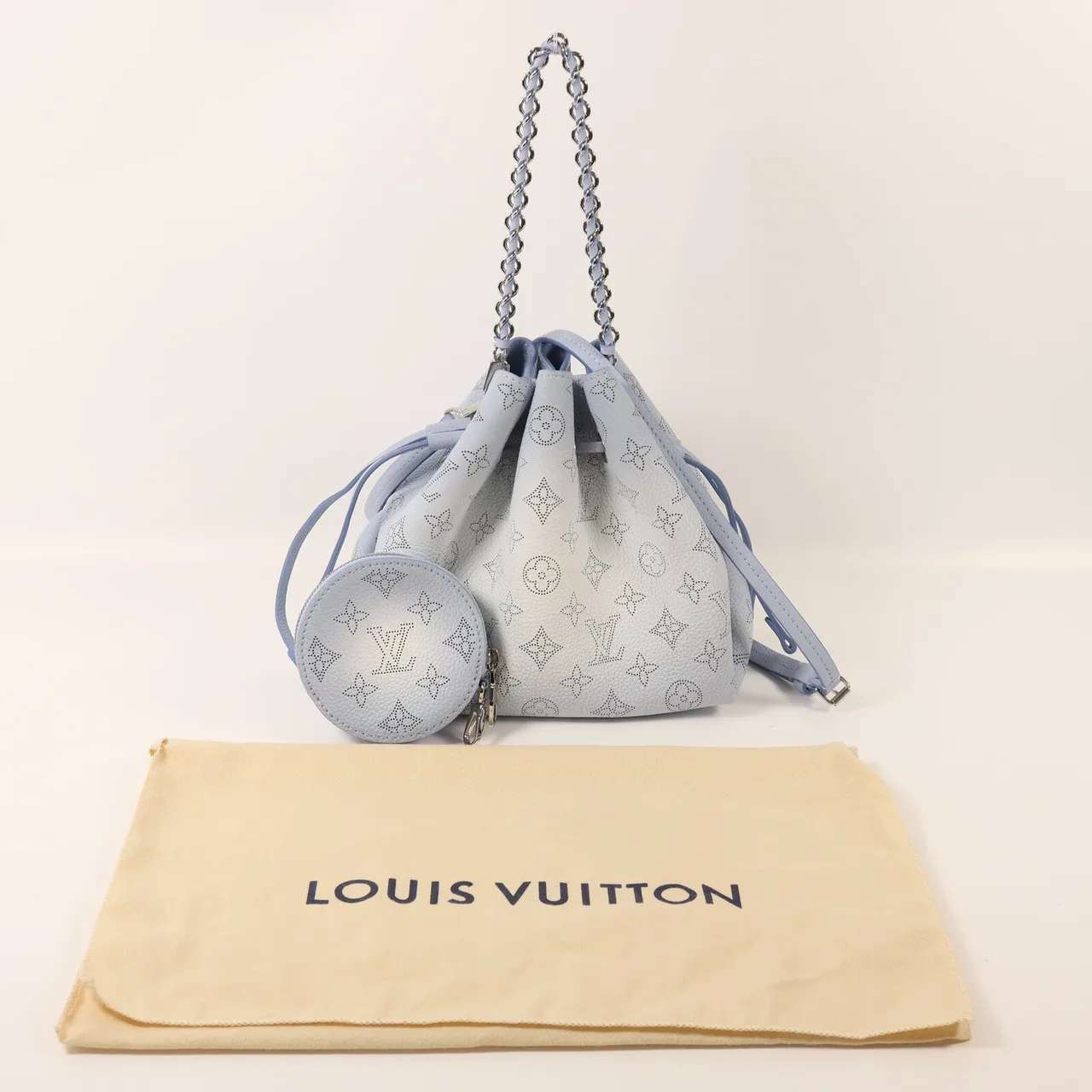 LOUIS VUITTON Bella M57856 2-Way Bag Calfskin 藍色 / Blue Calfskin Rank A - Thumbnail 9