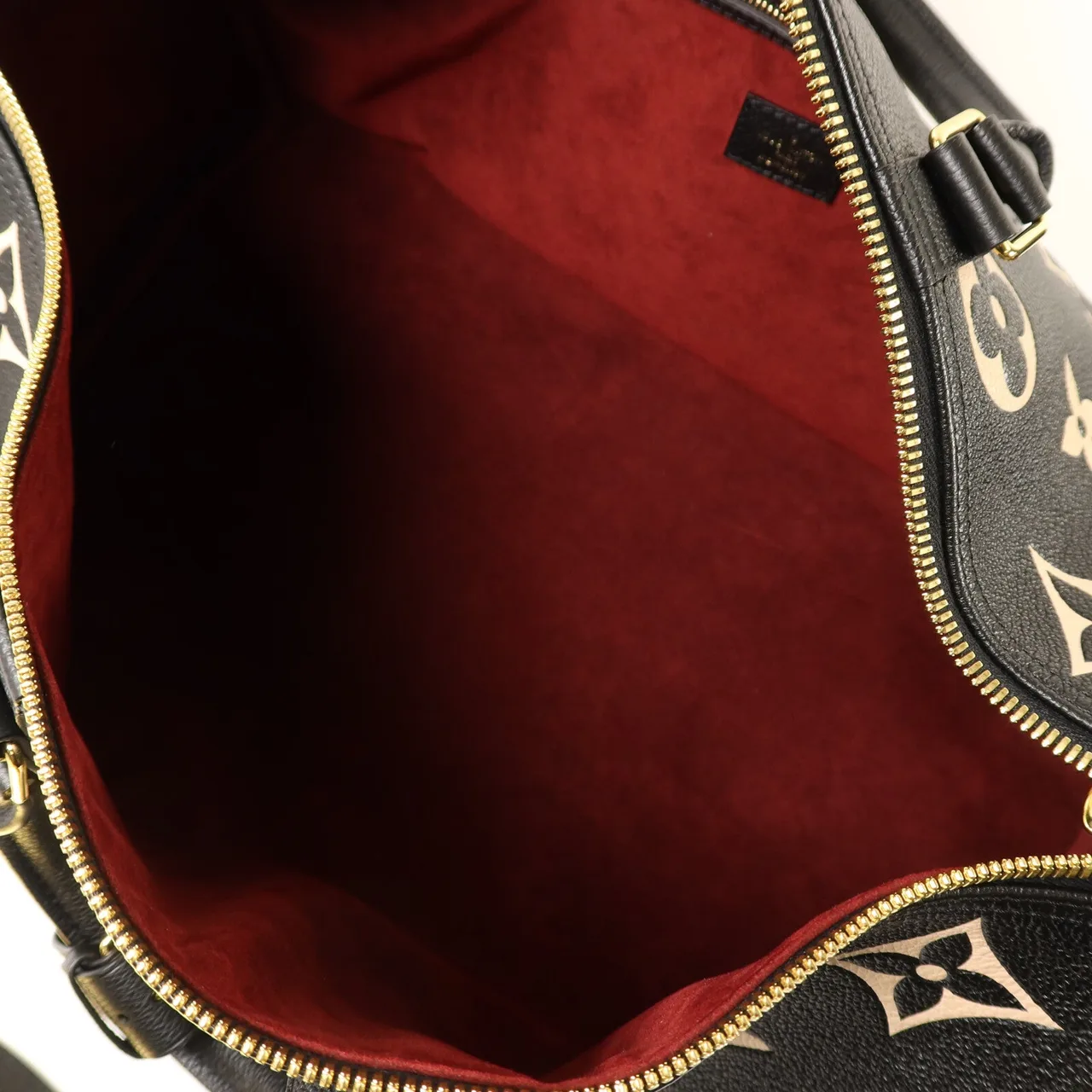 LOUIS VUITTON Keepall M46670 兩用包 牛皮 黑色 / 米色 / Black 牛皮 中古品A - 縮圖 5