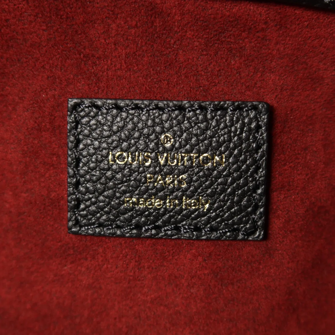 LOUIS VUITTON Keepall M46670 兩用包 牛皮 黑色 / 米色 / Black 牛皮 中古品A - 縮圖 6