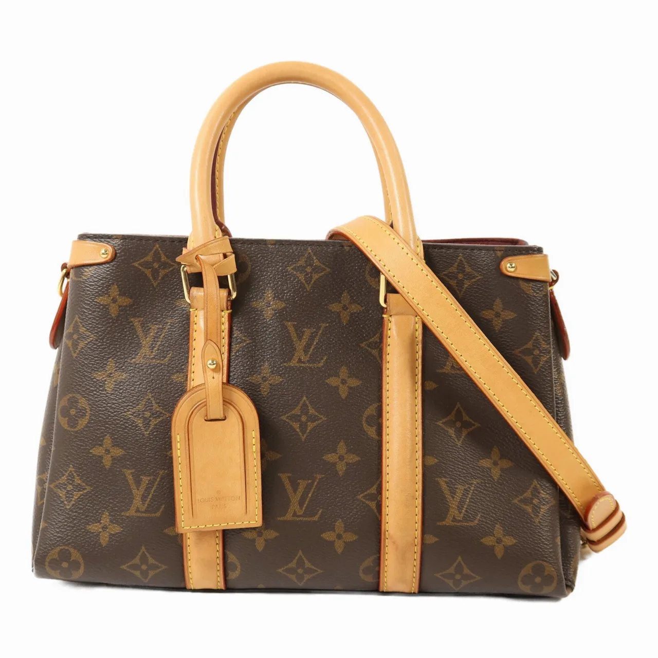 LOUIS VUITTON Soufflot M44815 2-Way Bag Coated Canvas 棕色 / Brown