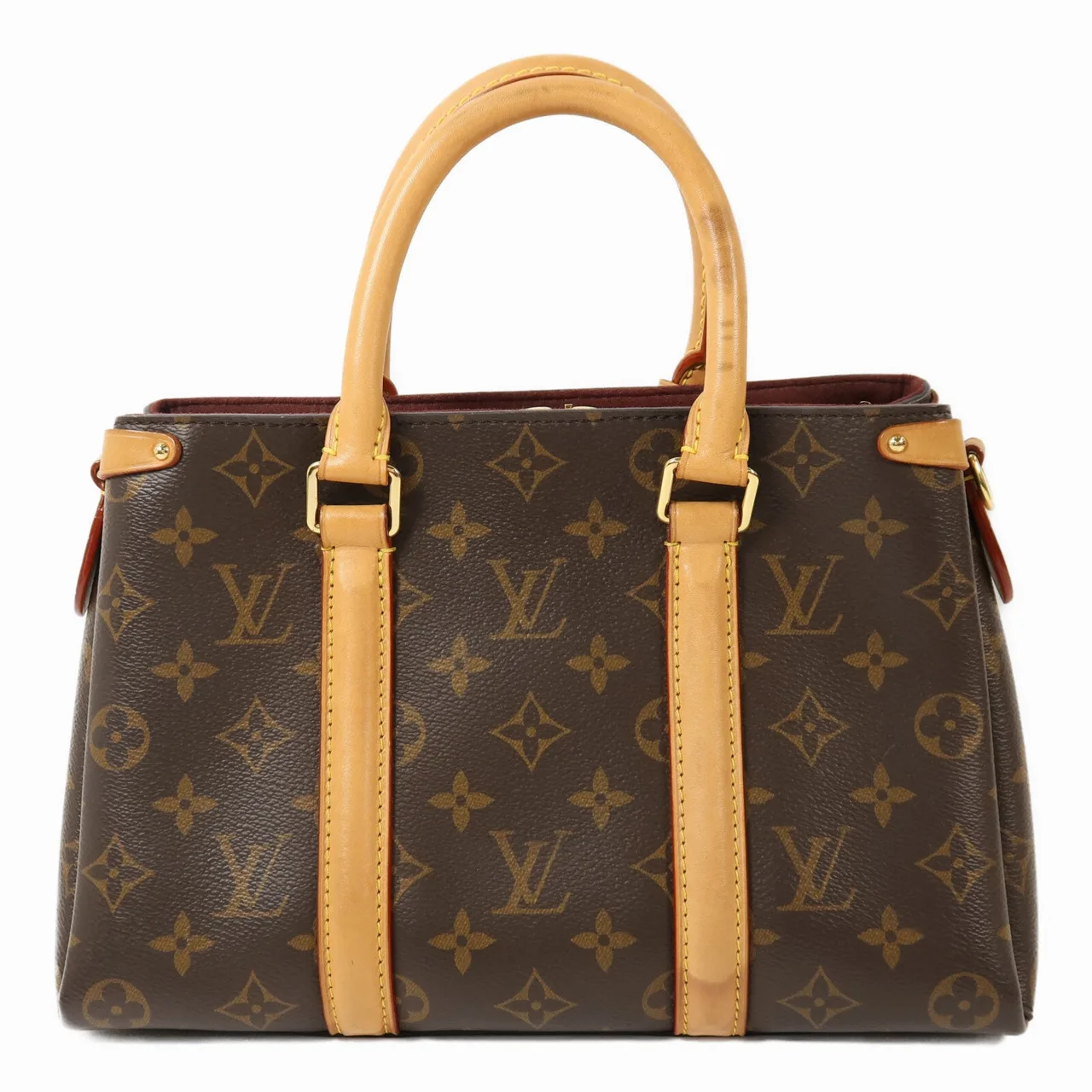 LOUIS VUITTON Soufflot M44815 兩用包 塗層帆布 棕色 / Brown 塗層帆布 中古品B - 縮圖 2