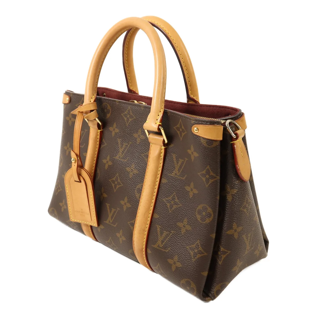 LOUIS VUITTON Soufflot M44815 兩用包 塗層帆布 棕色 / Brown 塗層帆布 中古品B - 縮圖 3