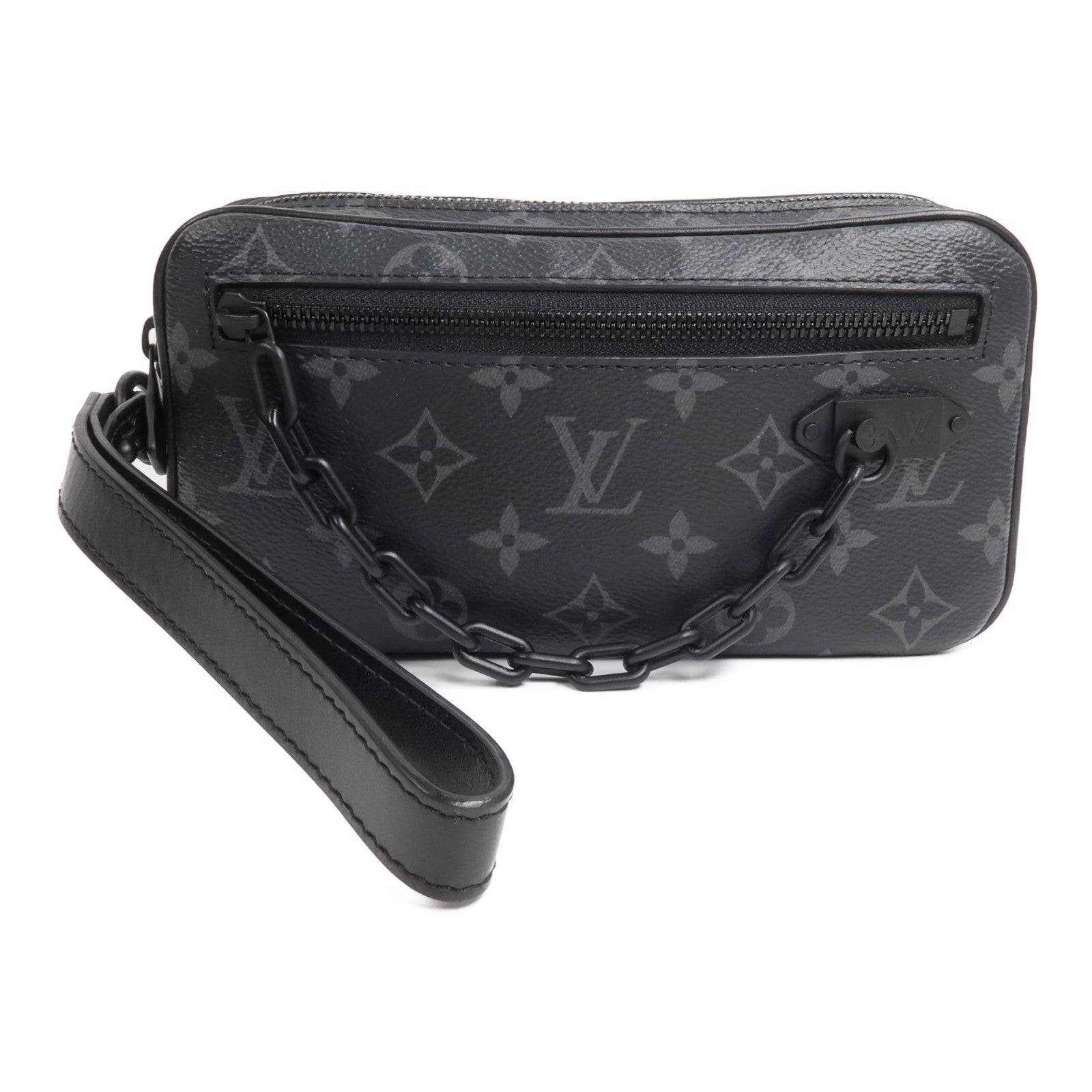LOUIS VUITTON Pochette Volga M68321 Clutch Coated Canvas