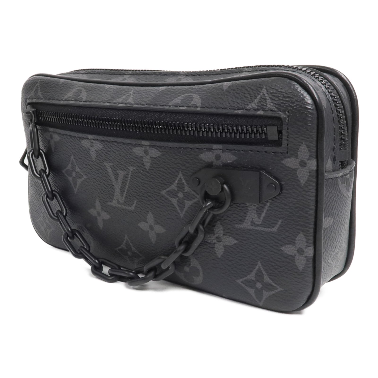 LOUIS VUITTON Pochette Volga M68321 Clutch Coated Canvas 3