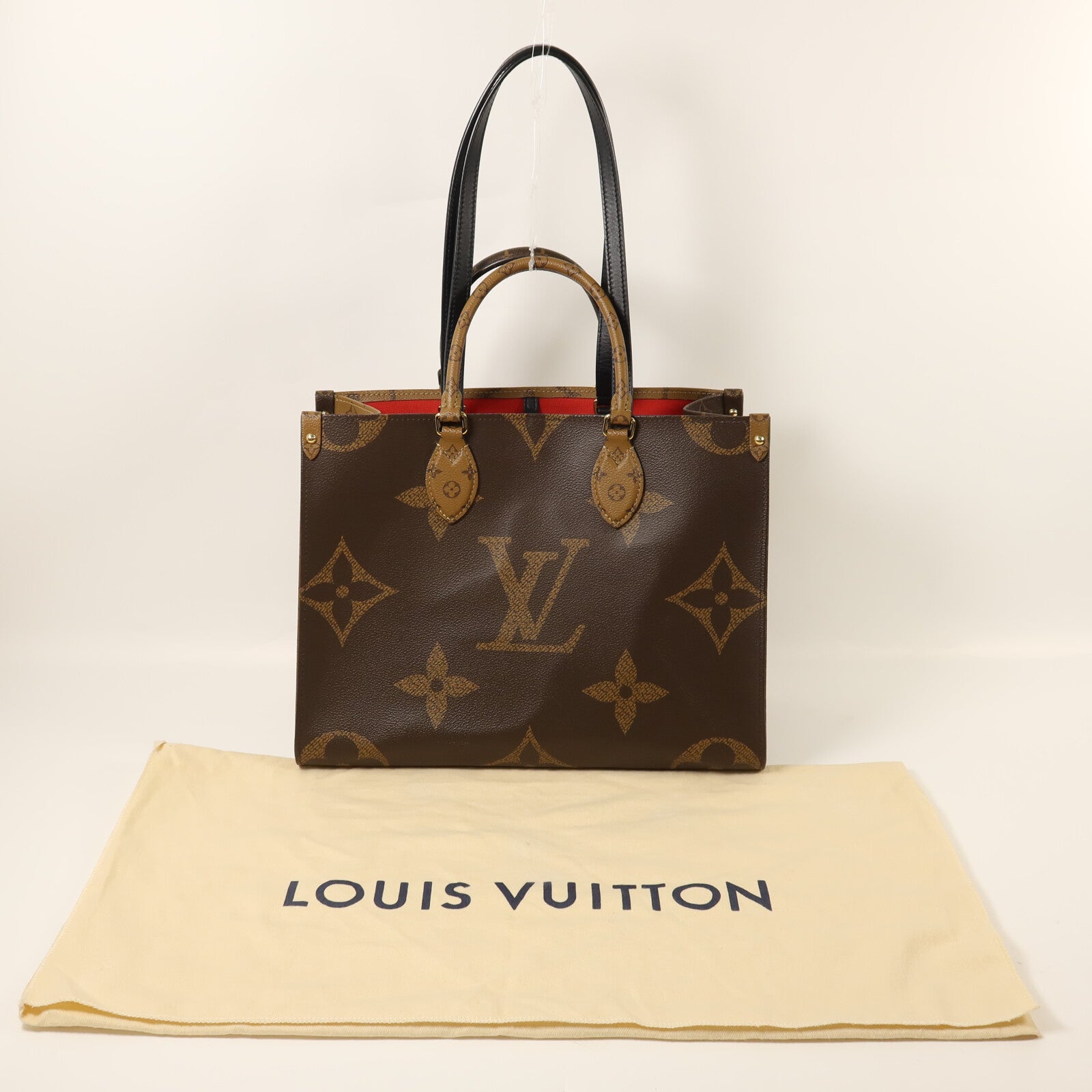 LOUIS VUITTON OnTheGo M45321 2-Way Bag Coated Canvas 9