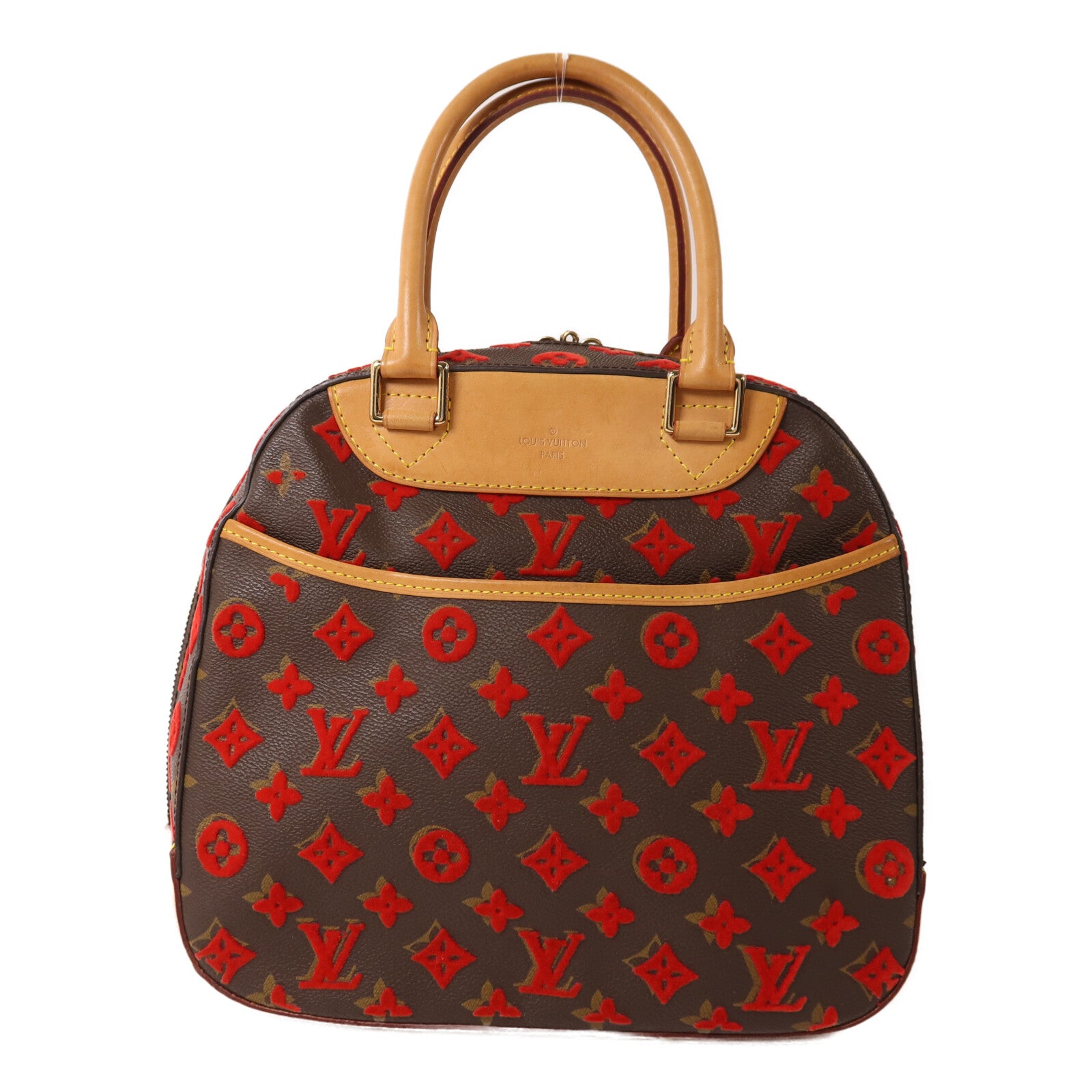 LOUIS VUITTON Deauville M40922 Handbag Coated Canvas