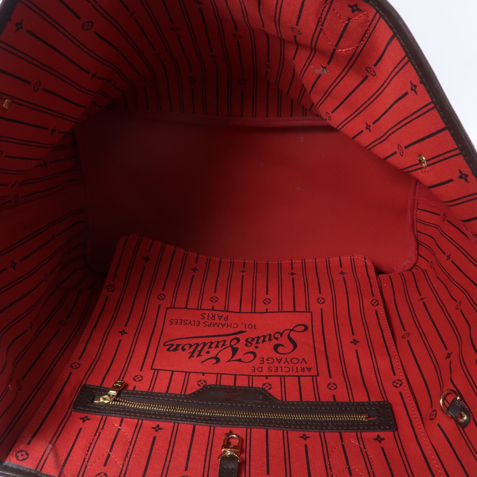 LOUIS VUITTON Neverfull N41357 托特包 塗層帆布 5