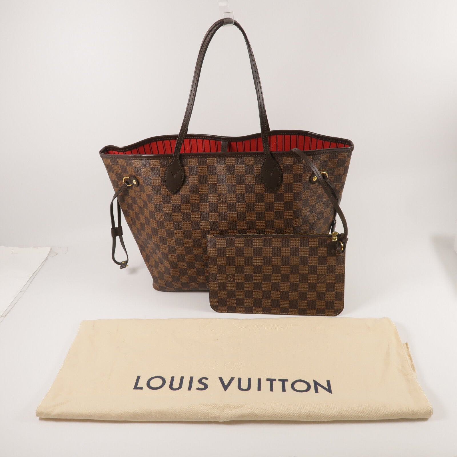 LOUIS VUITTON Neverfull N41358 Tote Bag Coated Canvas 16