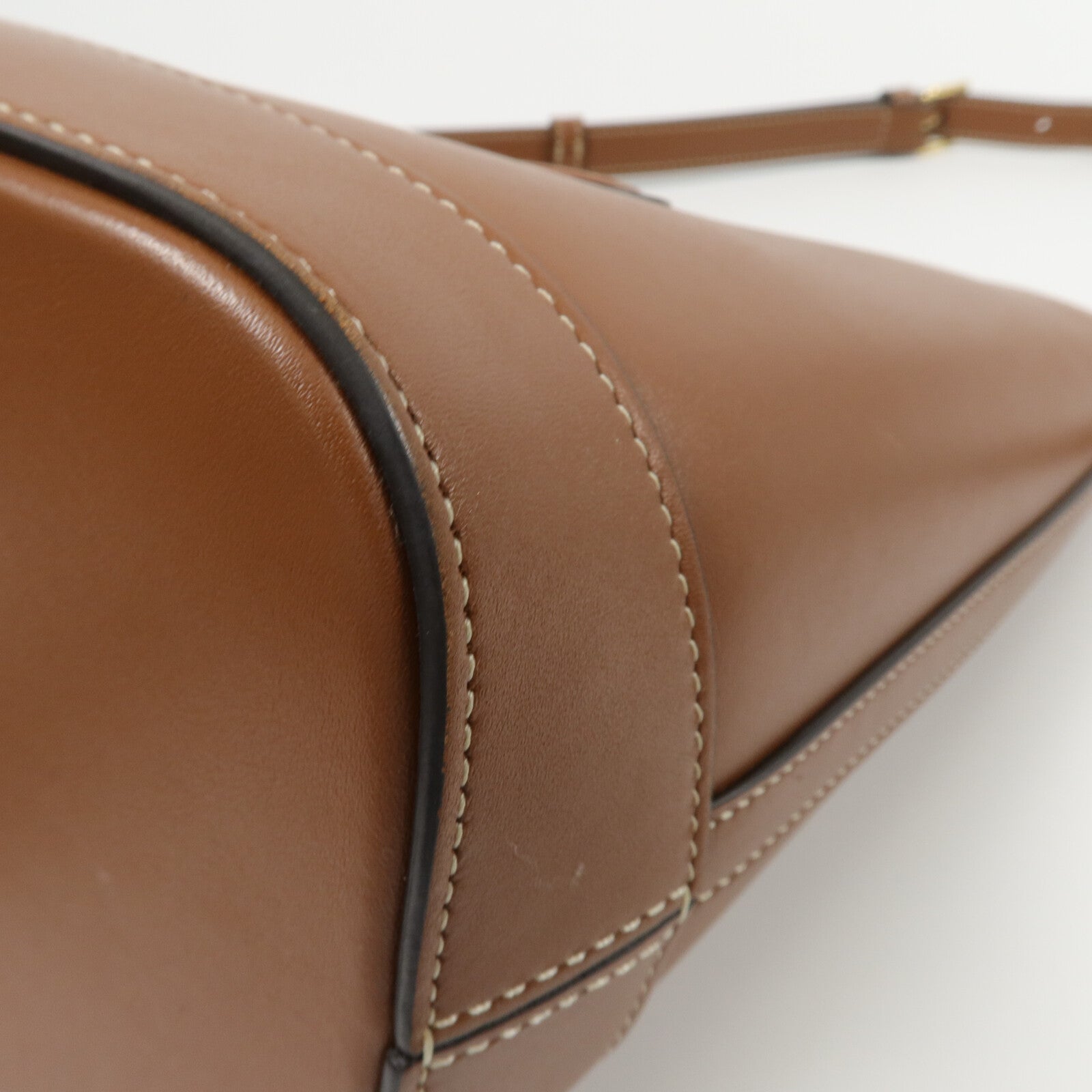 LOUIS VUITTON Bucket Shoulder Bag Calfskin 10