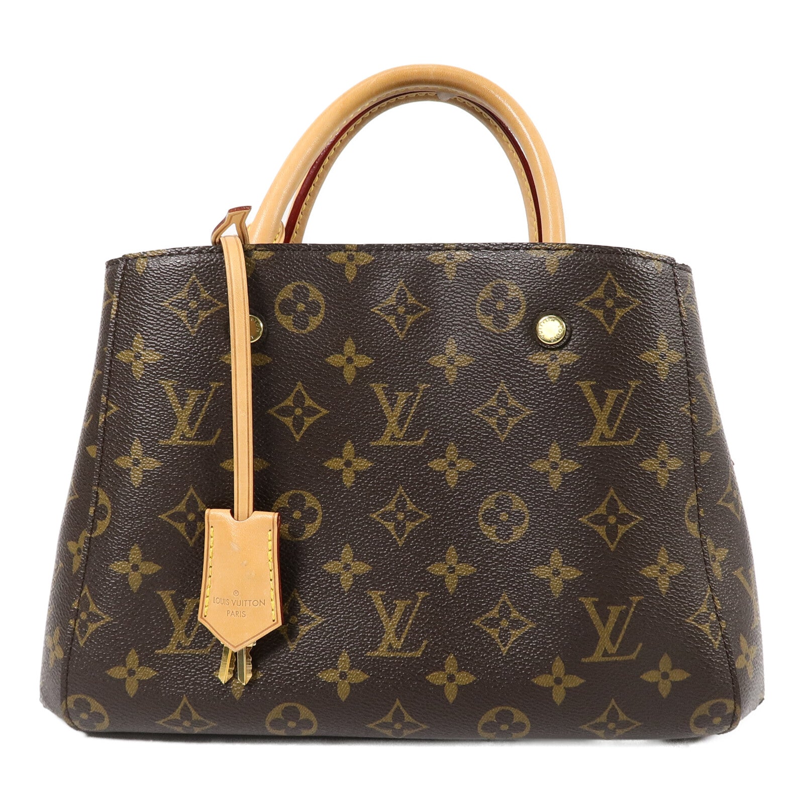 LOUIS VUITTON Montaigne M41056 2-Way Bag Coated Canvas