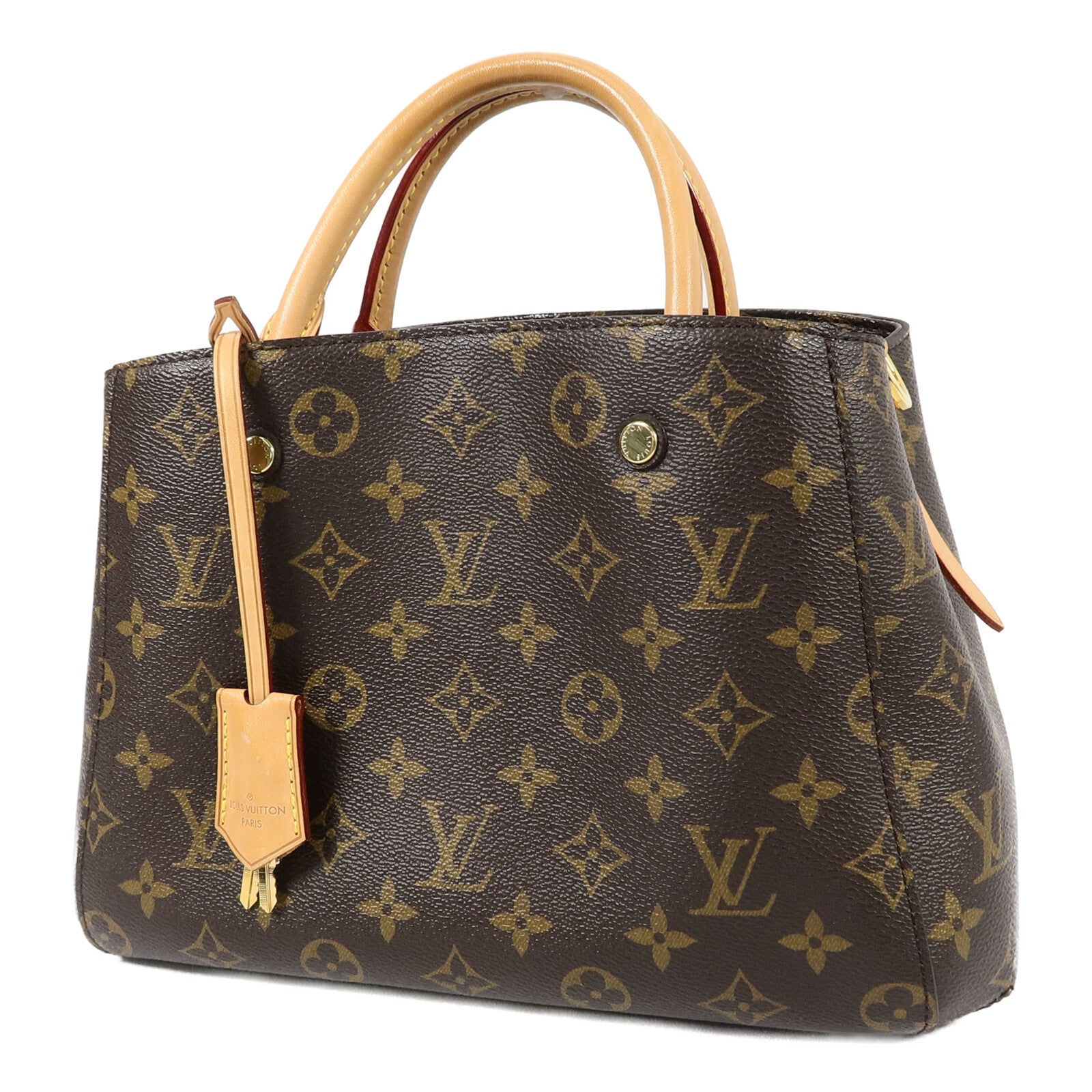 LOUIS VUITTON Montaigne M41056 2-Way Bag Coated Canvas 3
