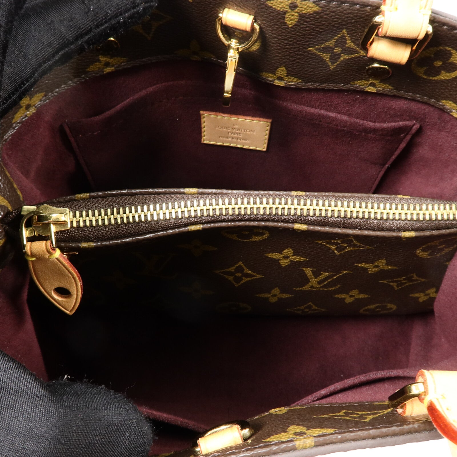 LOUIS VUITTON Montaigne M41056 2-Way Bag Coated Canvas 5
