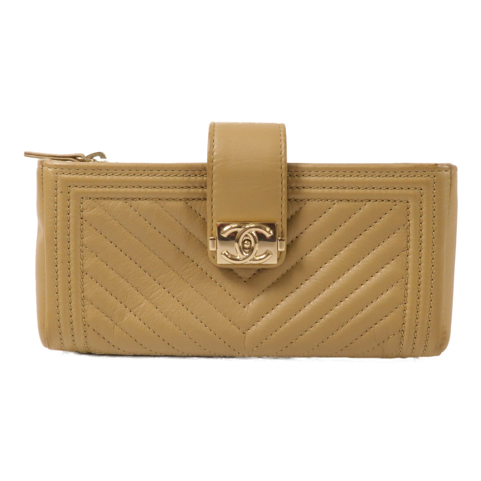 LOUIS VUITTON Clutch Lambskin