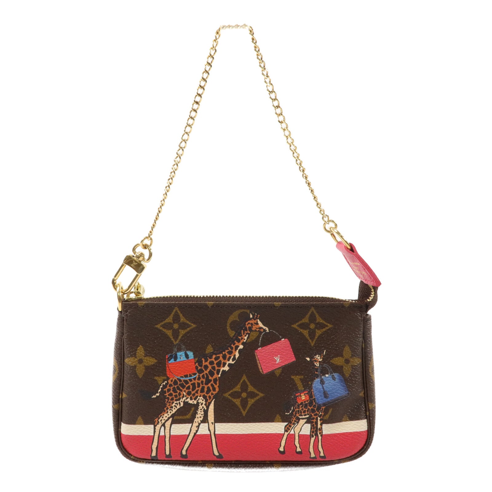 LOUIS VUITTON Pochette Accessoires M62087 Tote Bag Coated Canvas