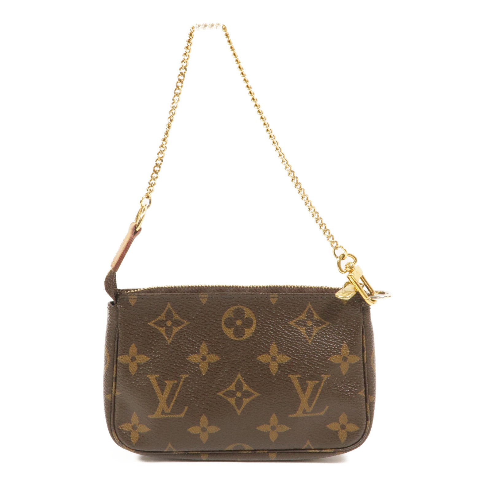 LOUIS VUITTON Pochette Accessoires M58009 Bag Coated Canvas
