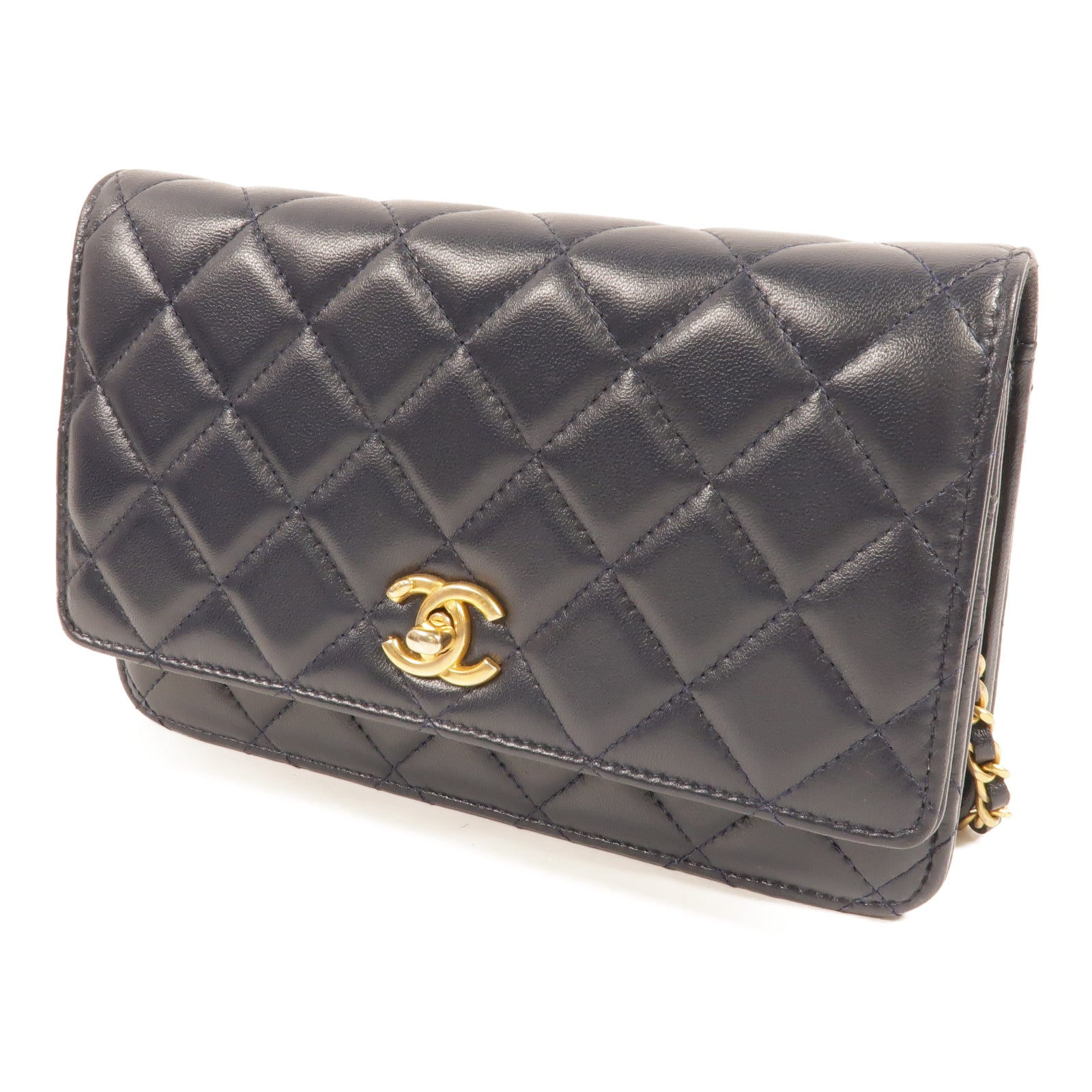 LOUIS VUITTON WOC Shoulder Bag Lambskin 3