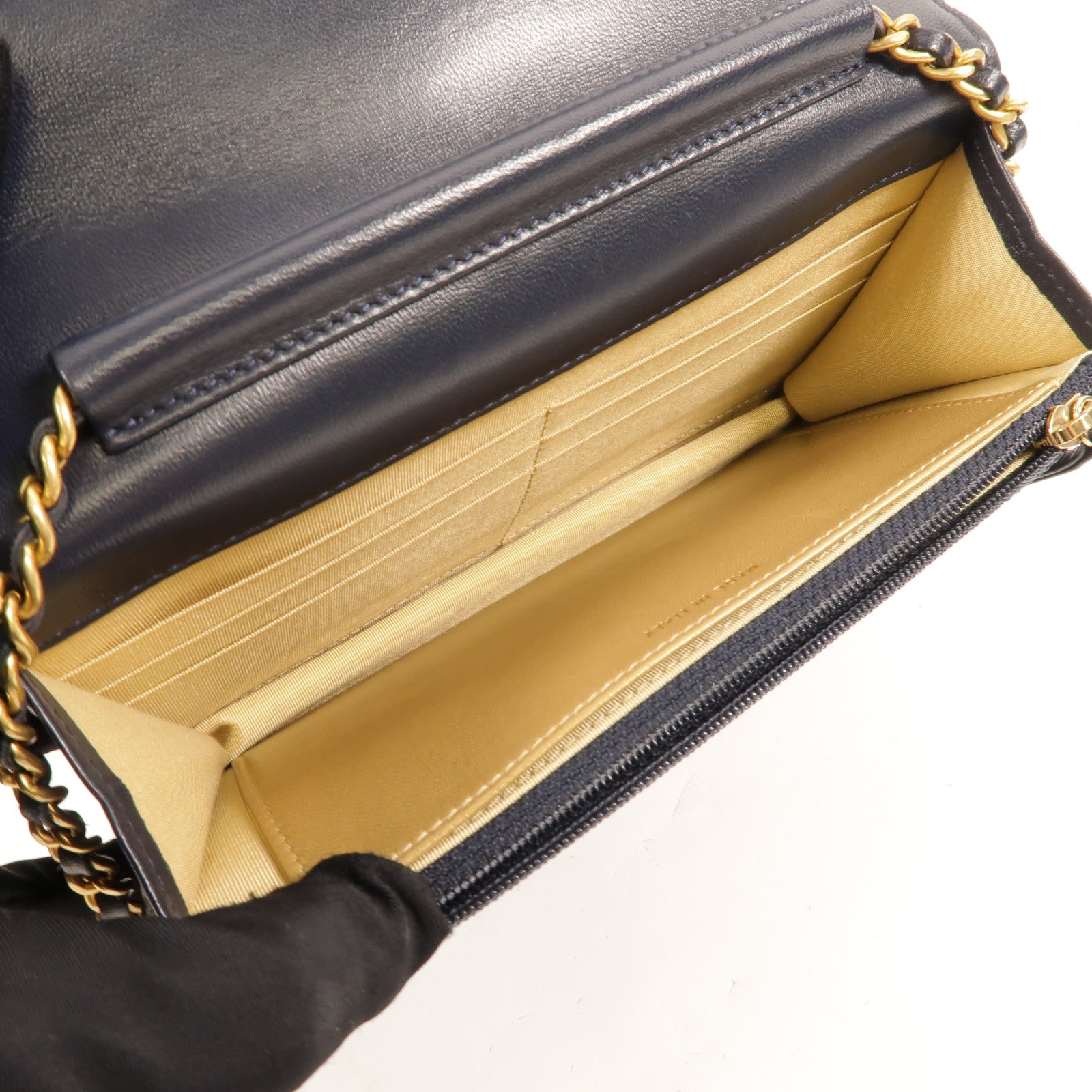 LOUIS VUITTON WOC Shoulder Bag Lambskin 5