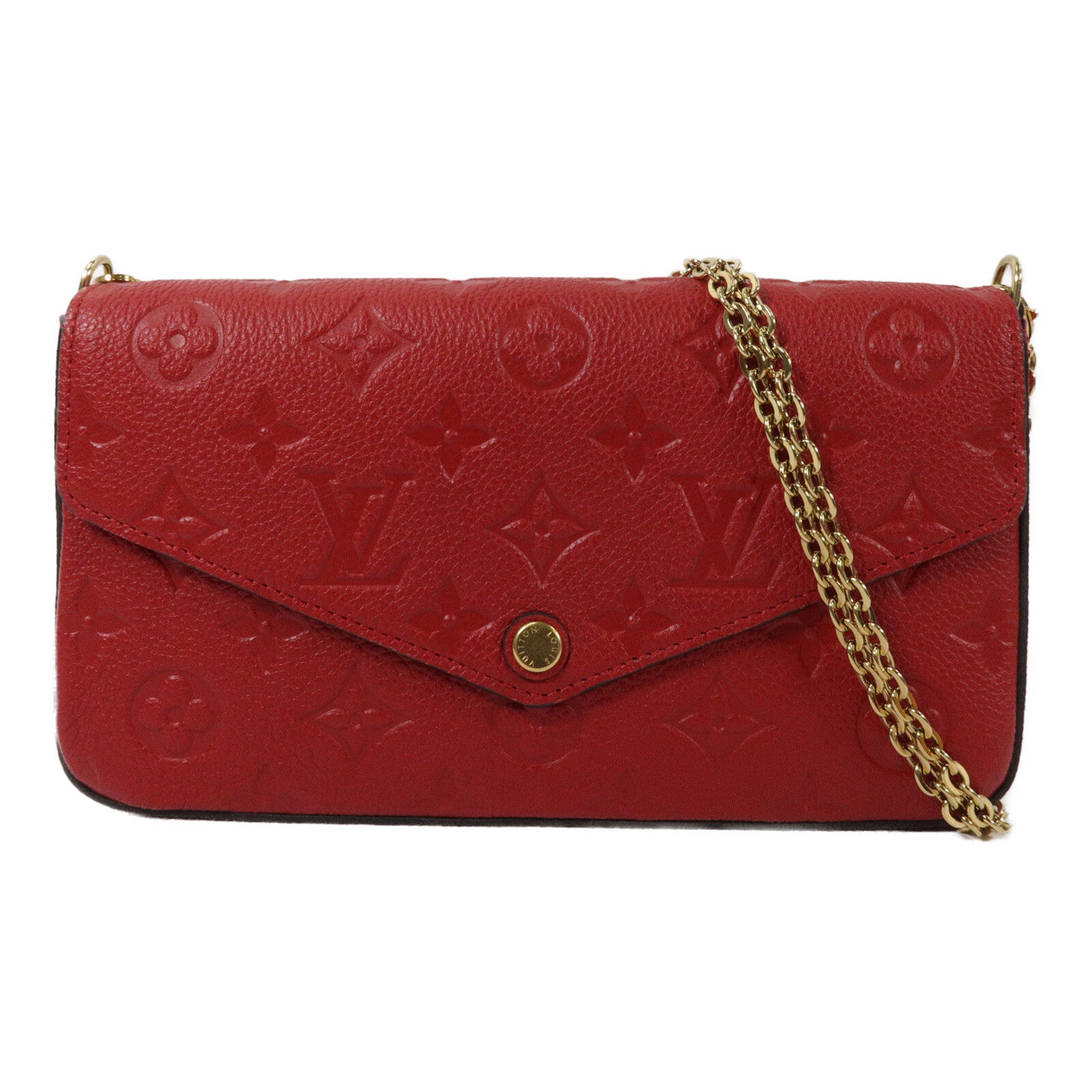 LOUIS VUITTON Felicie M64065 Shoulder Bag Calfskin