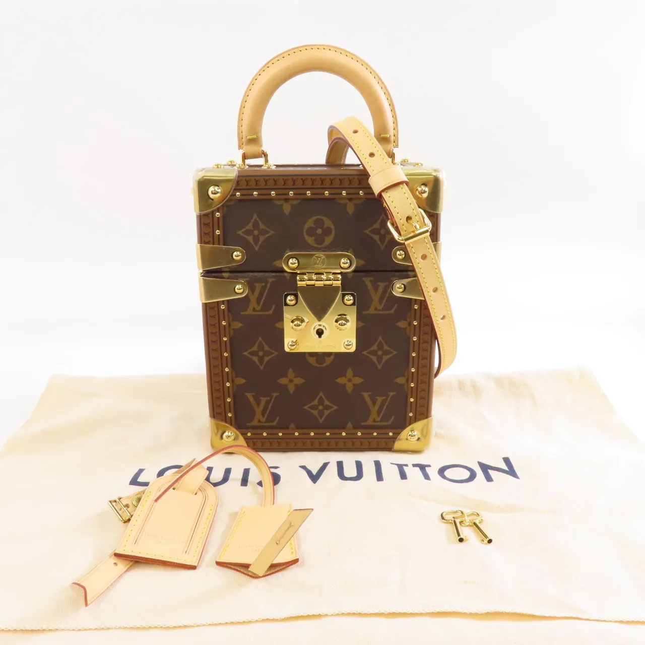 LOUIS VUITTON Camera Box M10079 兩用包 塗層帆布 棕色 / Brown 塗層帆布 中古品A - 縮圖 10