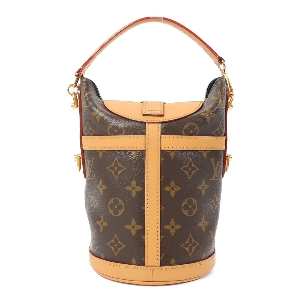 LOUIS VUITTON Duffle M43587 兩用包 塗層帆布 棕色 塗層帆布 中古品B - 縮圖 2