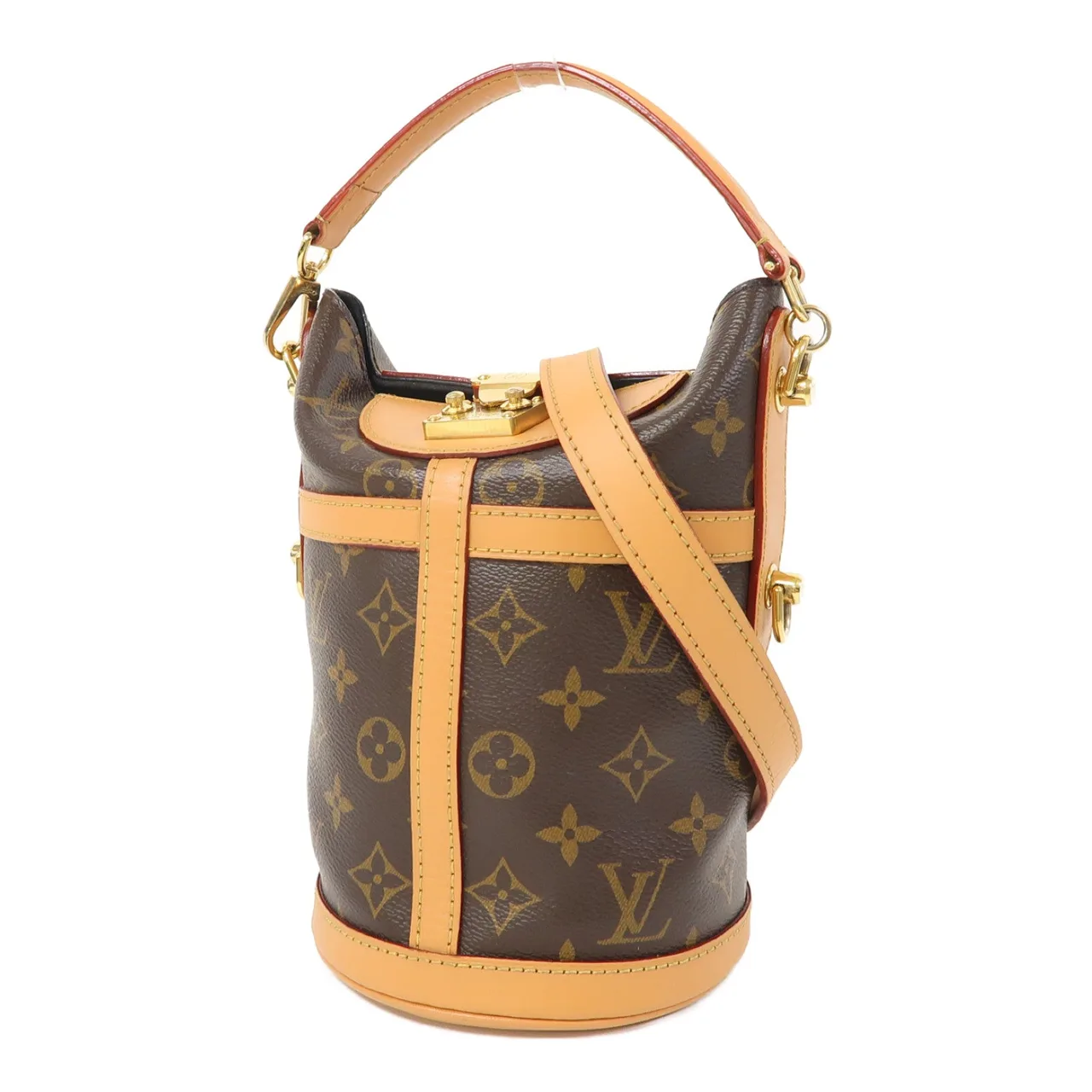 LOUIS VUITTON Duffle M43587 兩用包 塗層帆布 棕色 塗層帆布 中古品B - 縮圖 3