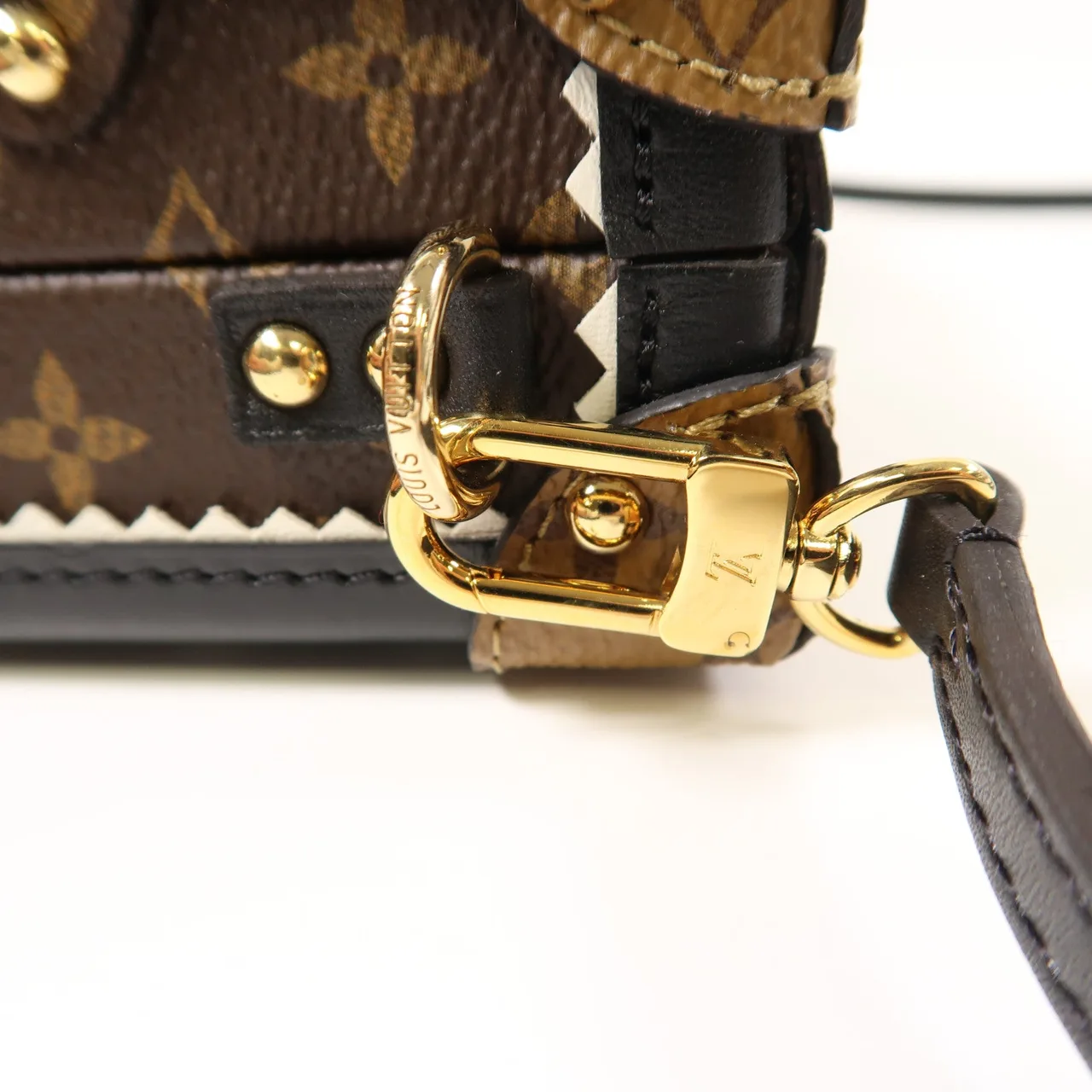 LOUIS VUITTON Petite Malle M44216 肩背包 塗層帆布 棕色 / Brown 塗層帆布 中古品A - 縮圖 19