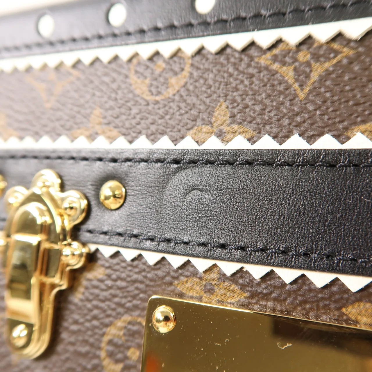 LOUIS VUITTON Petite Malle M44216 肩背包 塗層帆布 棕色 / Brown 塗層帆布 中古品A - 縮圖 20