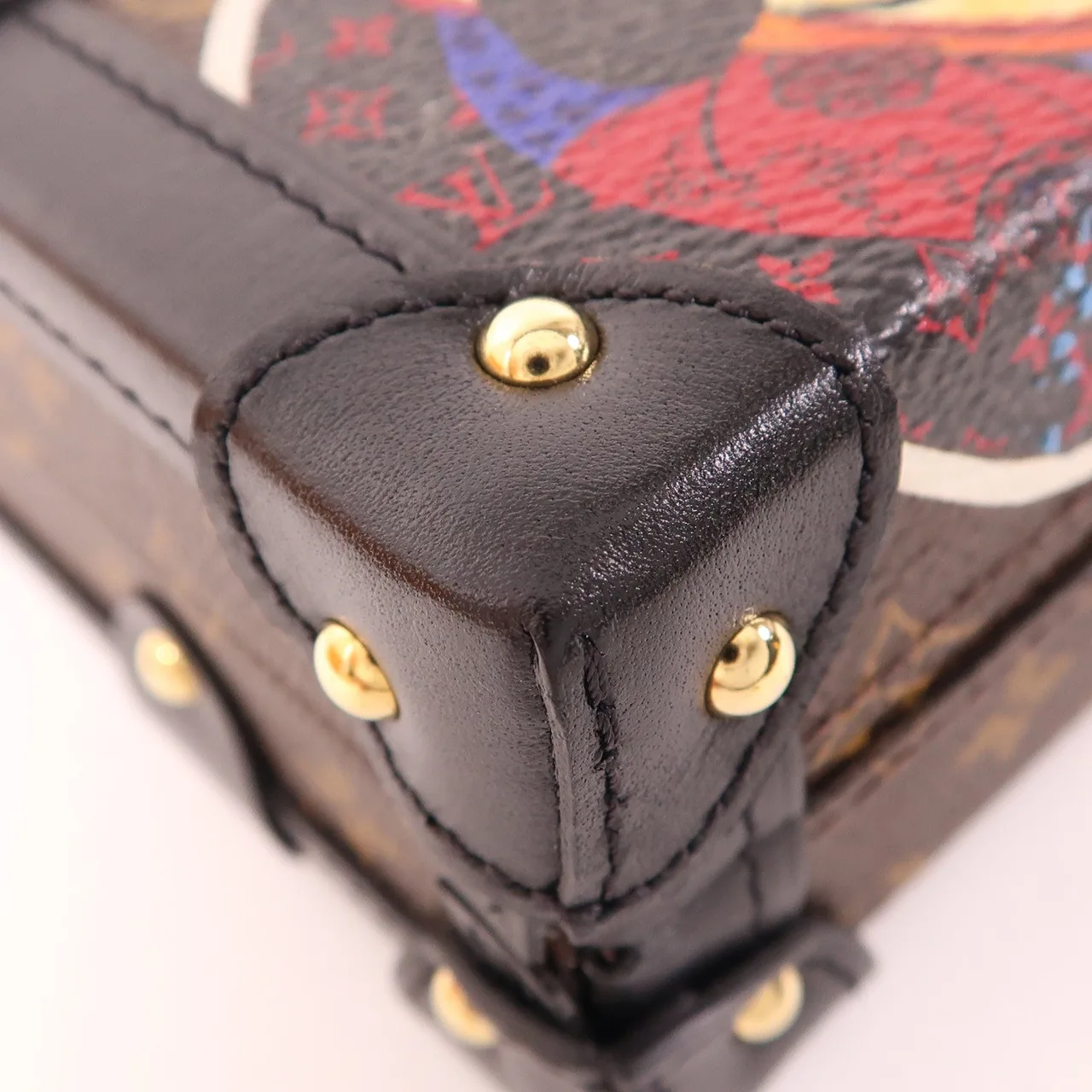 LOUIS VUITTON Petite Malle M43544 肩背包 塗層帆布 棕色 / 多種顏色 / Brown 塗層帆布 中古品A - 縮圖 10