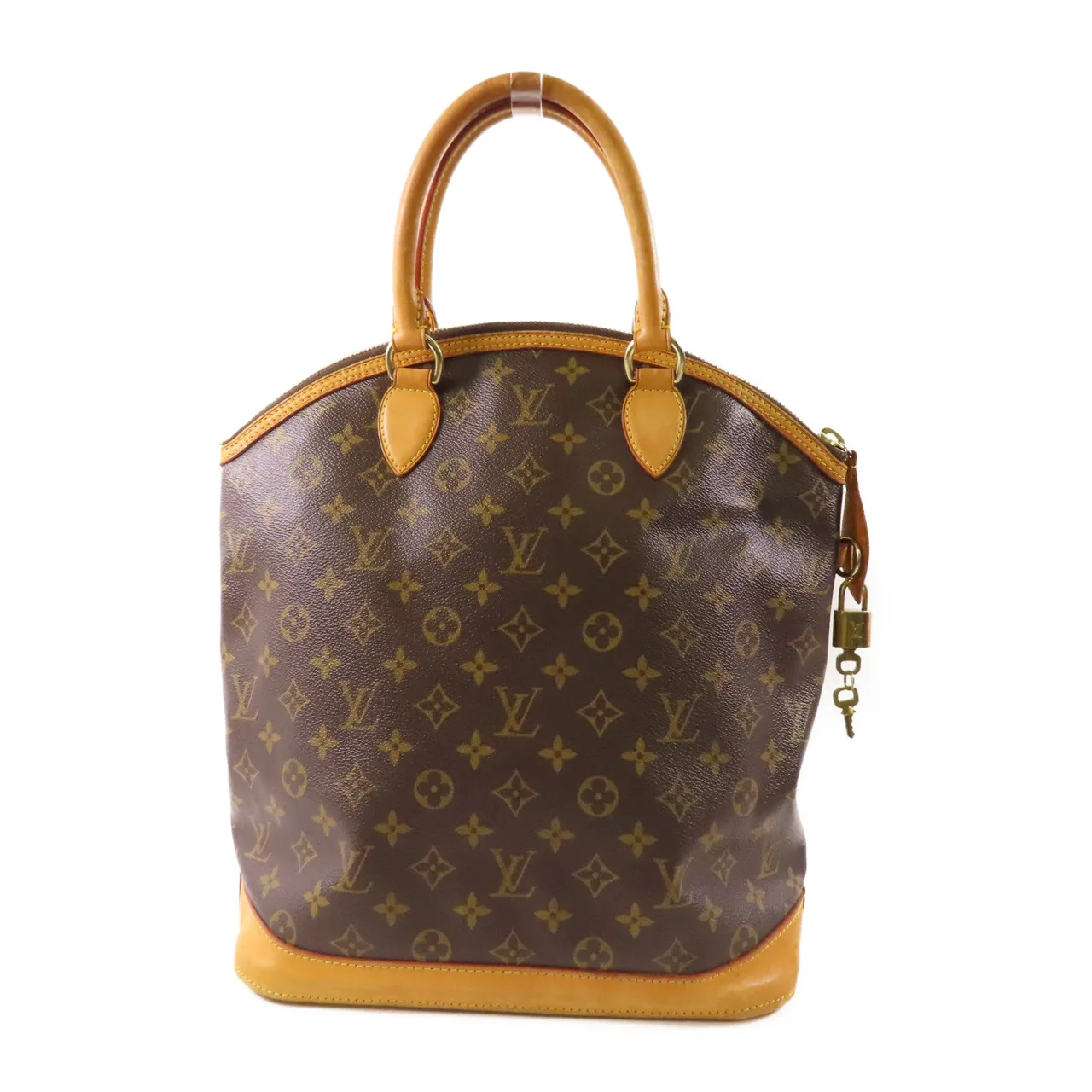 LOUIS VUITTON Lockit Vertical M40103 手提包 塗層帆布 棕色 塗層帆布 中古品B - 縮圖 2