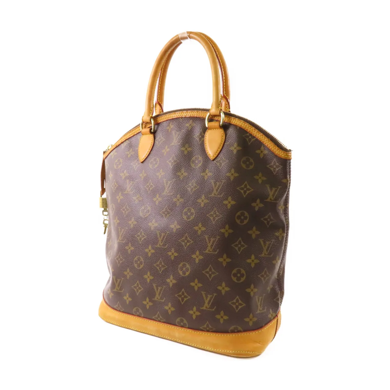 LOUIS VUITTON Lockit Vertical M40103 手提包 塗層帆布 棕色 塗層帆布 中古品B - 縮圖 3
