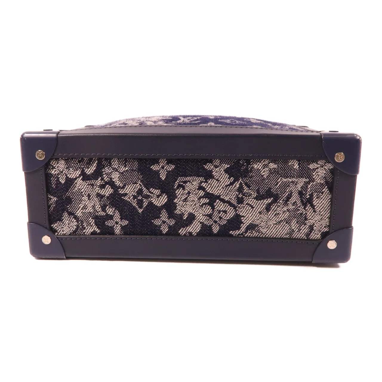 LOUIS VUITTON Soft Trunk M57283 肩背包 帆布 海軍藍 帆布 中古品A - 縮圖 4