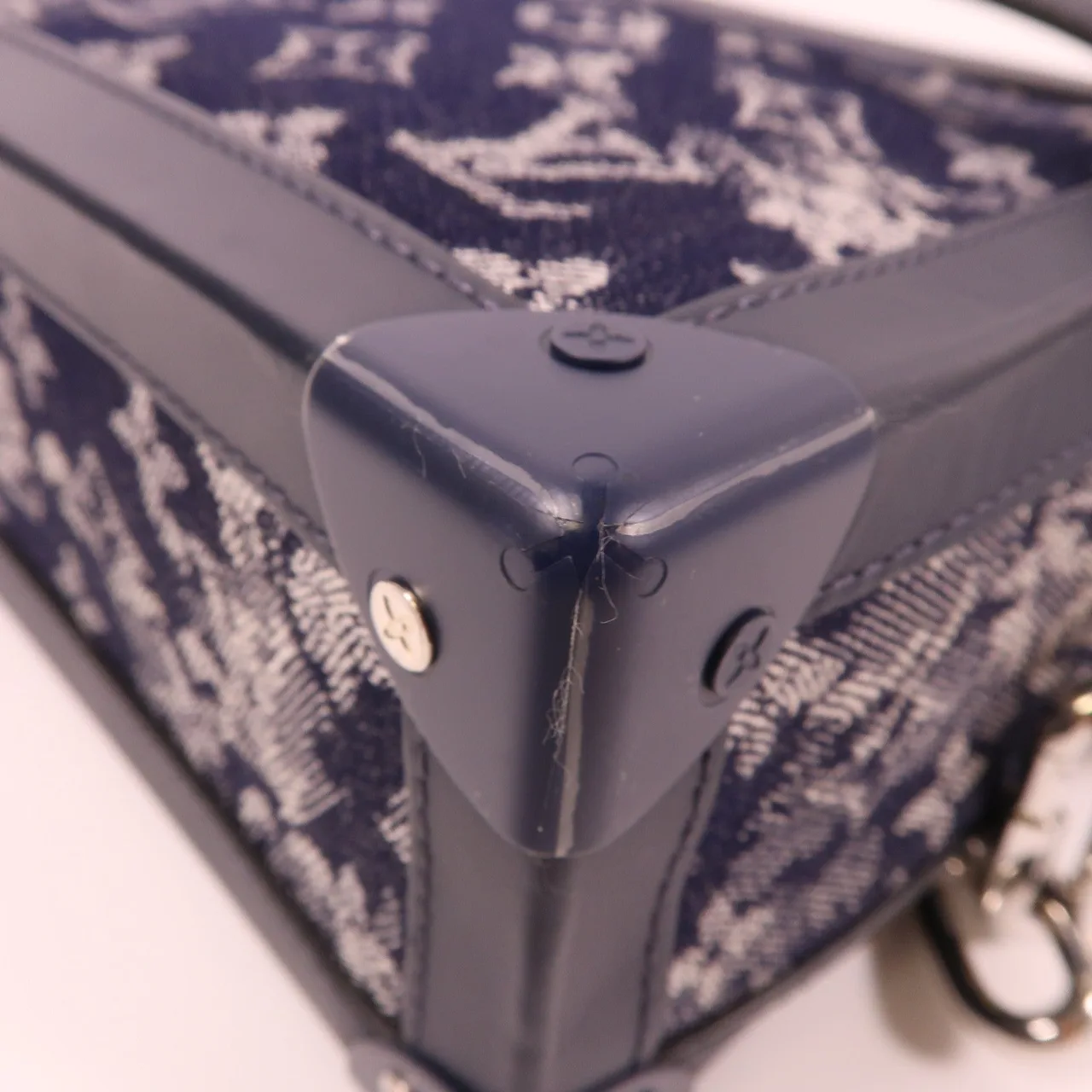 LOUIS VUITTON Soft Trunk M57283 肩背包 帆布 海軍藍 帆布 中古品A - 縮圖 8