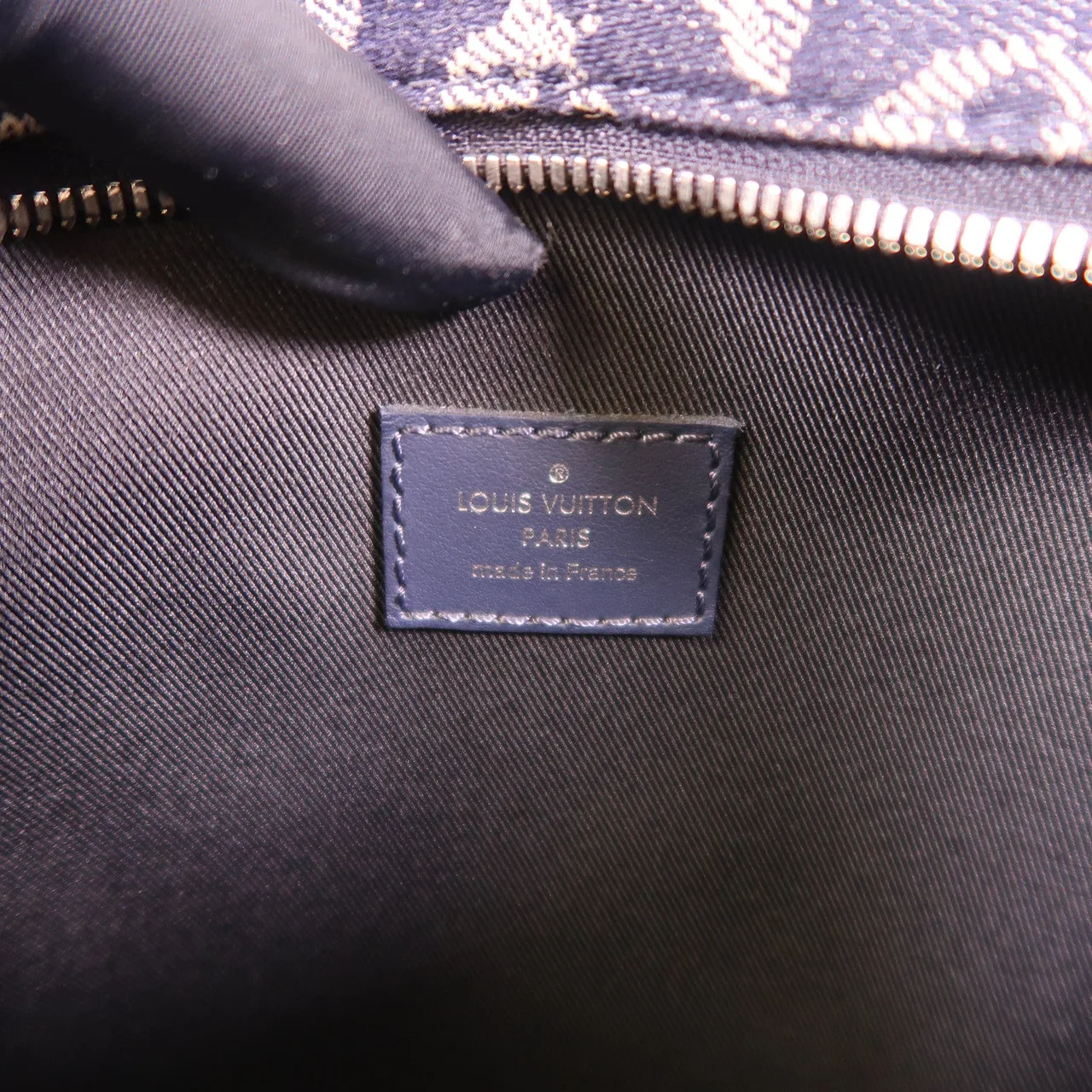 LOUIS VUITTON Soft Trunk M57283 肩背包 帆布 海軍藍 帆布 中古品A - 縮圖 12