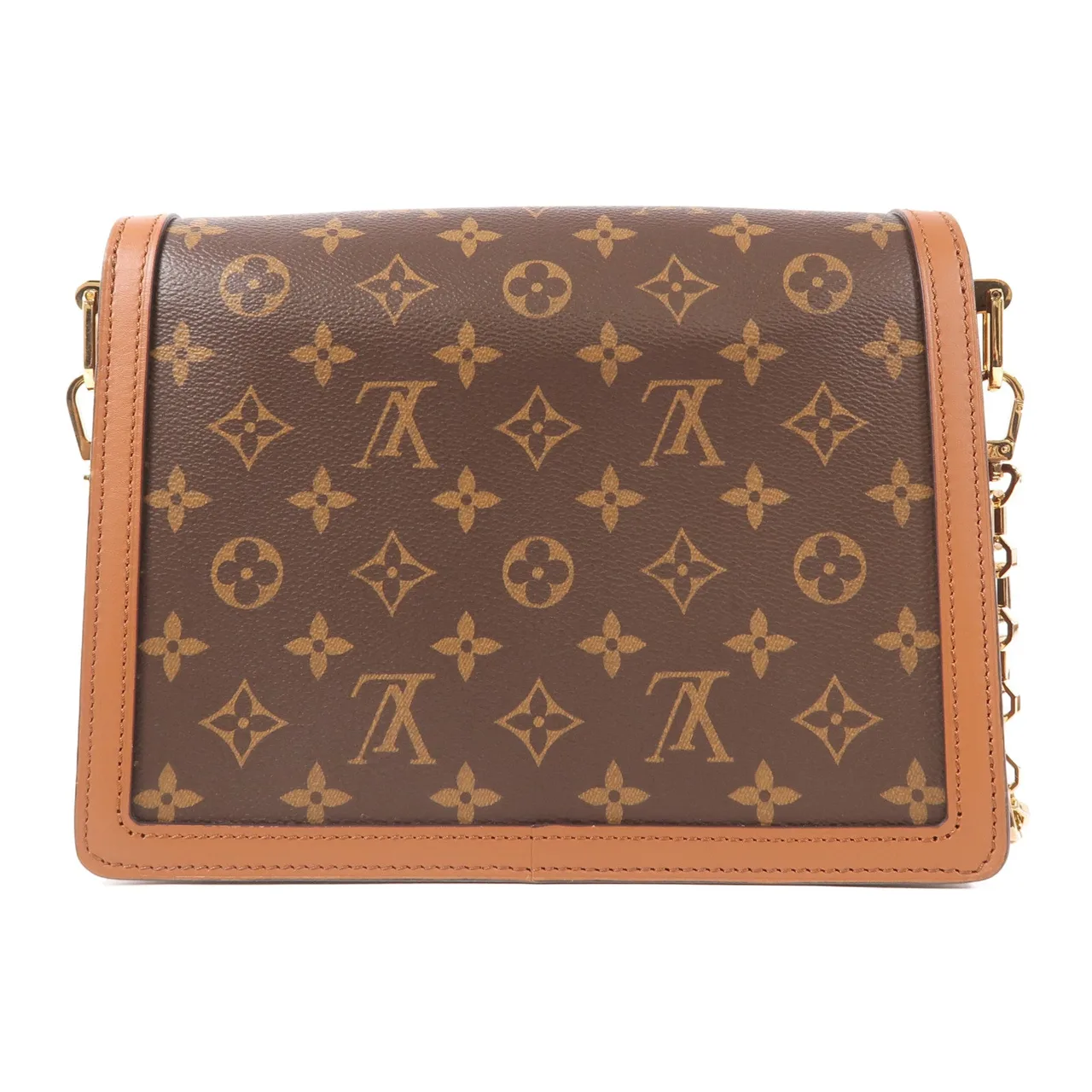 LOUIS VUITTON Dauphine M44391 兩用包 塗層帆布 棕色 / Brown 塗層帆布 中古品A - 縮圖 2