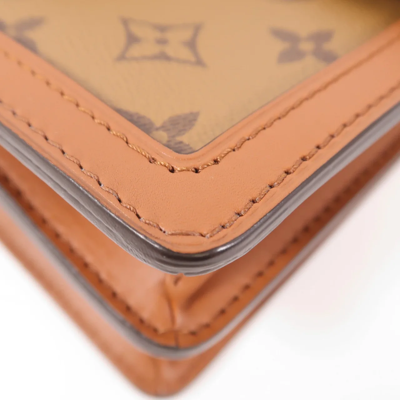 LOUIS VUITTON Dauphine M44391 兩用包 塗層帆布 棕色 / Brown 塗層帆布 中古品A - 縮圖 8