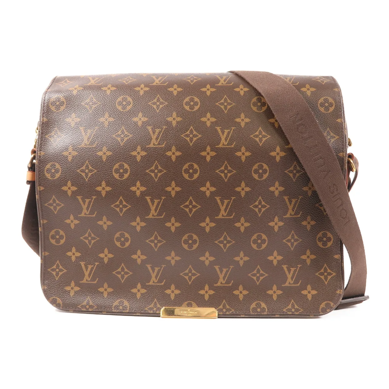 LOUIS VUITTON M40526 Shoulder Bag Coated Canvas 棕色 / Brown