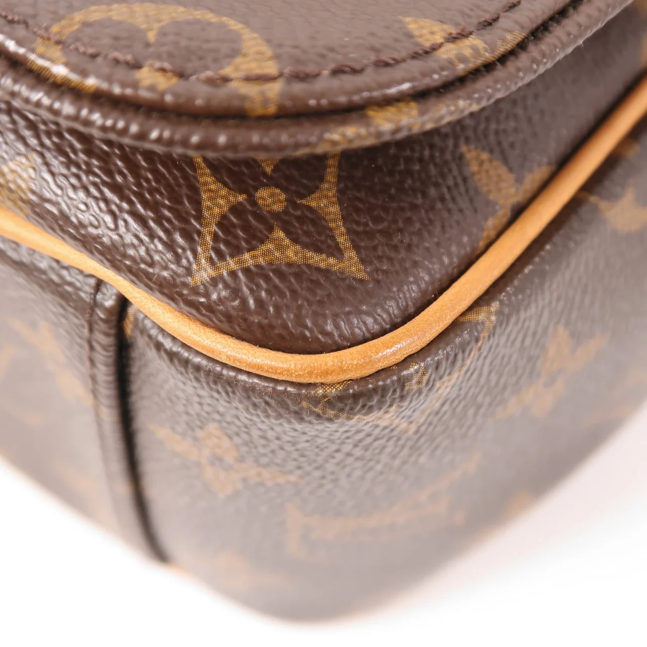 LOUIS VUITTON M40526 肩背包 塗層帆布 棕色 / Brown 塗層帆布 中古品B - 縮圖 9