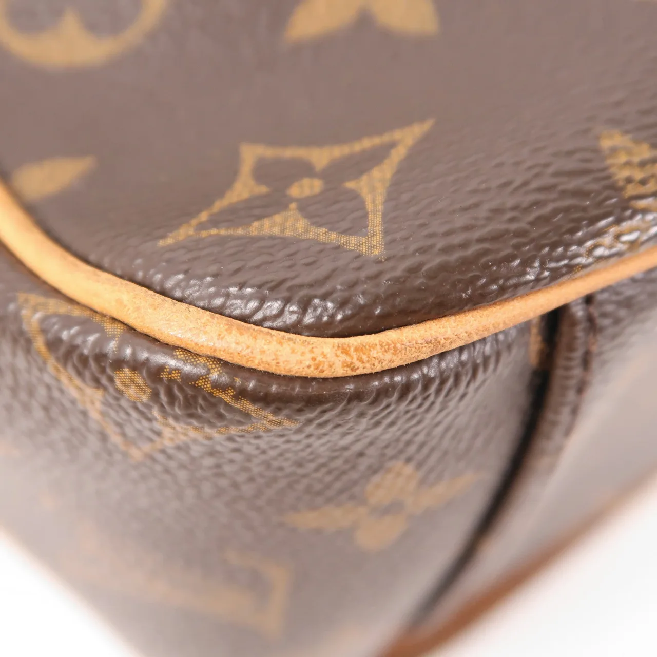 LOUIS VUITTON M40526 肩背包 塗層帆布 棕色 / Brown 塗層帆布 中古品B - 縮圖 12