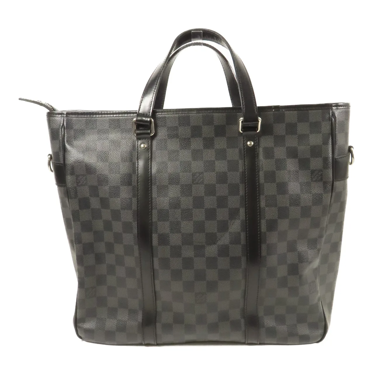 LOUIS VUITTON N51192 兩用包 塗層帆布 黑色 / Black 塗層帆布 中古品B - 縮圖 3